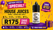 C&V 50mg | 30ml E-liquid Nic Salt