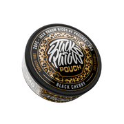 Jack Parow Nicotine Pouches in black and gold round tin with branded logo on lid