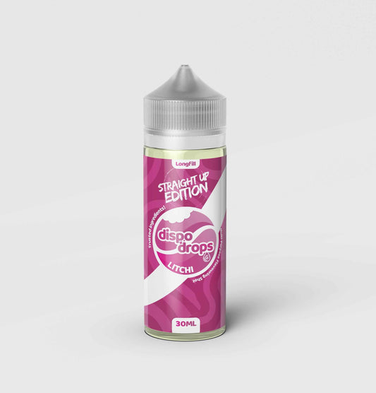 Dispo Drops Straight Up 120ml Longfill | 30ml Freebase Flavour Shot