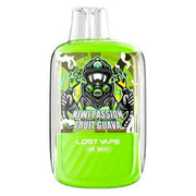 Lost Vape OB5500 disposable vape in neon green design with see-through body