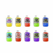 Lost Vape OB5500 disposable vape lineup in multiple color and flavor options