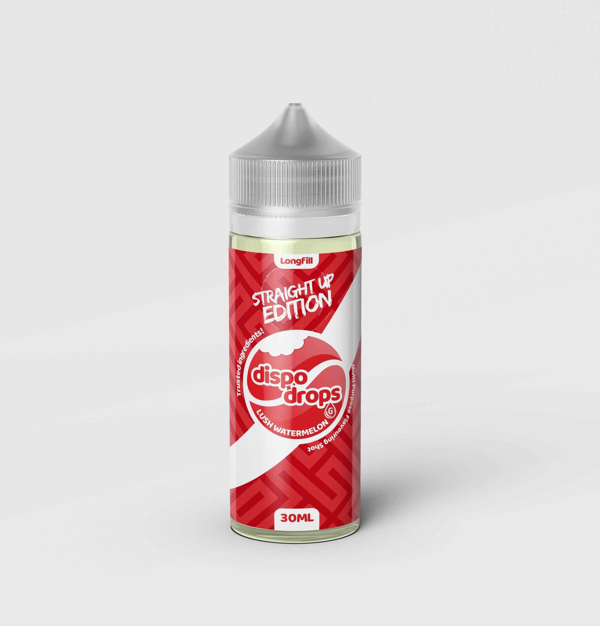 Dispo Drops Straight Up 120ml Longfill | 30ml Freebase Flavour Shot