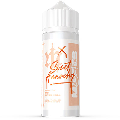 Misfits x Sweet Anarchy Apricot Jam Swiss Roll 120ml Longfill