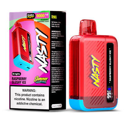 Nasty Bar 9000 D9Ki Raspberry Slushy Ice Disposable Vape 50mg