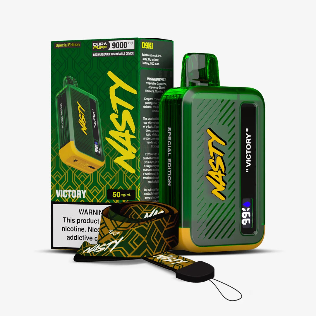 Nasty Bar 9000 D9Ki Victory Vanilla Custard Disposable Vape 50mg