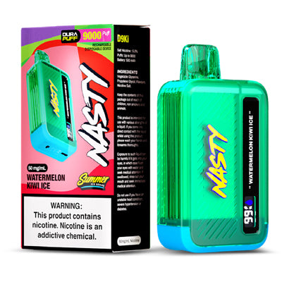 Nasty Bar 9000 D9Ki Watermelon Kiwi Ice Disposable Vape 50mg