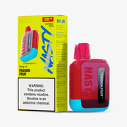 Pink vape with yellow box
Nasty Bar DX1.2K disposable vape in pink strawberry flavor next to yellow box