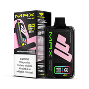 Nasty Bar Max 30K disposable vape in pink flavor displayed next to box