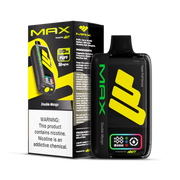 Nasty Bar Max 30K disposable vape in yellow color with black branded box