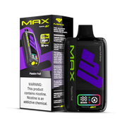 Nasty Bar Max 30K disposable vape in blue and black design beside box