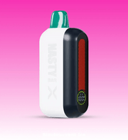 Nasty Bar X 14000 disposable vape in white and green – high puff count rechargeable vape