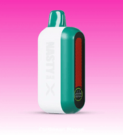 Nasty Bar X 14000 disposable vape device in mint green, white and red design – 14000 puffs