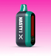 Nasty Bar X 14000 disposable vape in black and white color – smooth finish compact vape