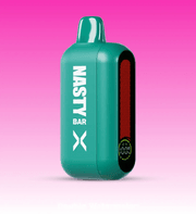 Nasty Bar X 14000 vape with  green finish – powerful flavor performance