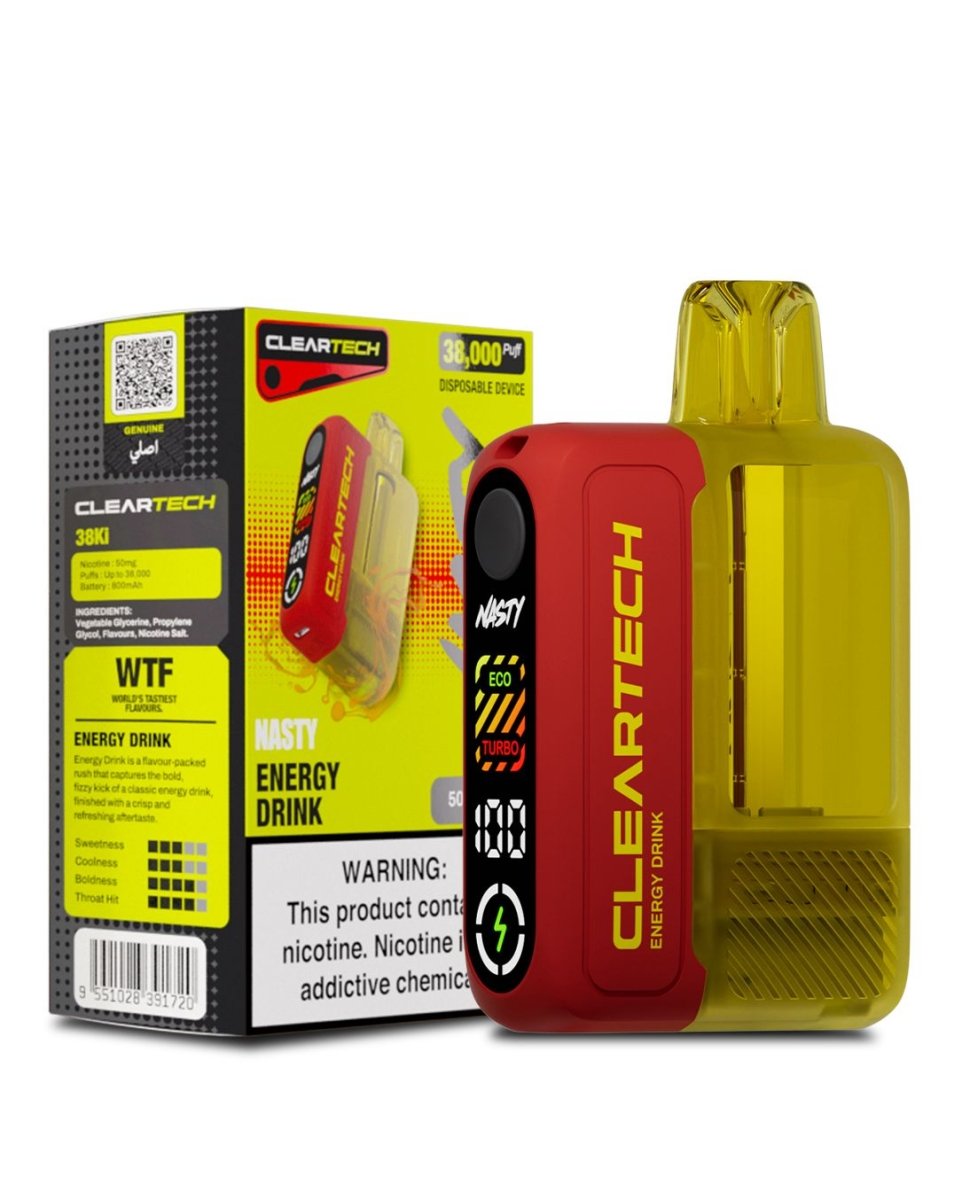 Nasty Bar CLEARTECH 38K Disposable Vape – Guava Ice – Coffee and Vape South Africa