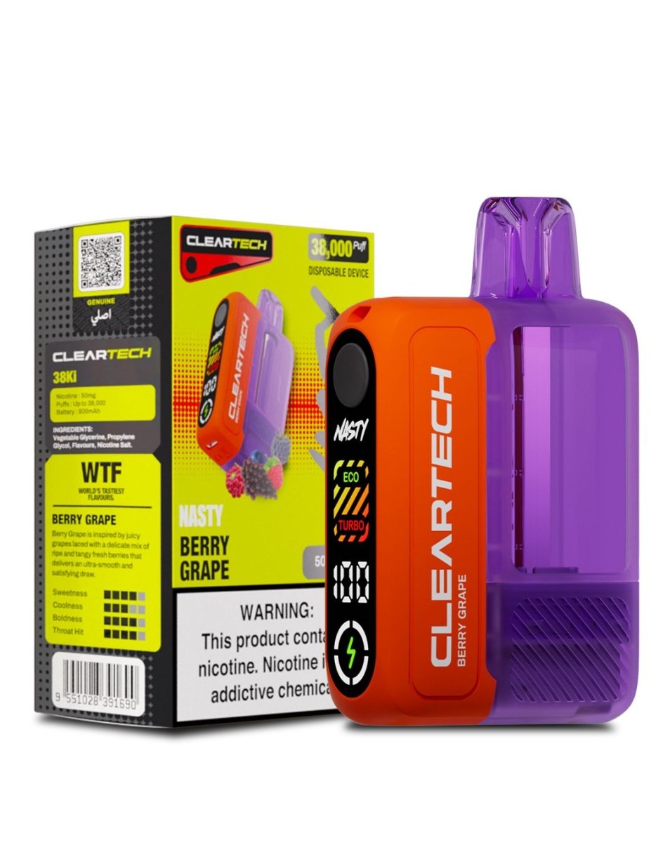 Nasty Bar CLEARTECH 38K Disposable Vape – Passionfruit Mango – Coffee and Vape South Africa