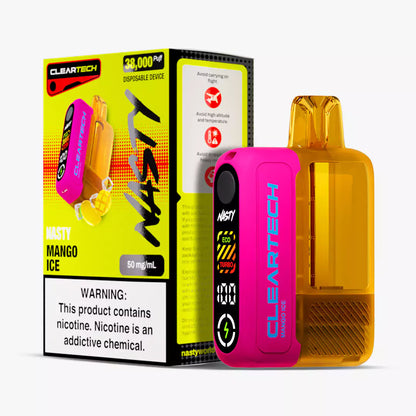 Nasty ClearTech 38Ki Mango Ice 50mg disposable vape