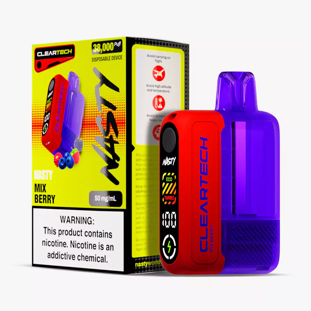 Nasty ClearTech 38Ki Mix Berry 50mg disposable vape