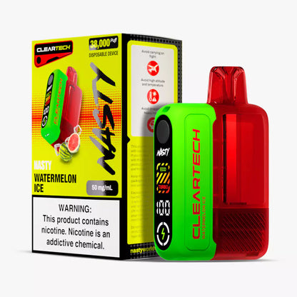 Nasty ClearTech 38Ki Watermelon Ice 50mg disposable vape