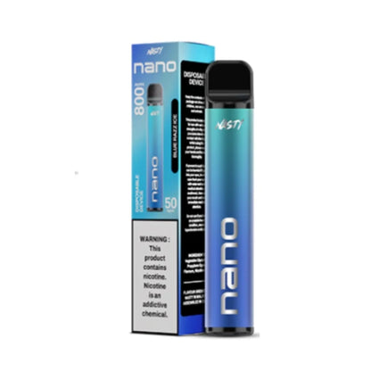 Nasty Nano 800 Blue Razz Disposable Vape 50mg
