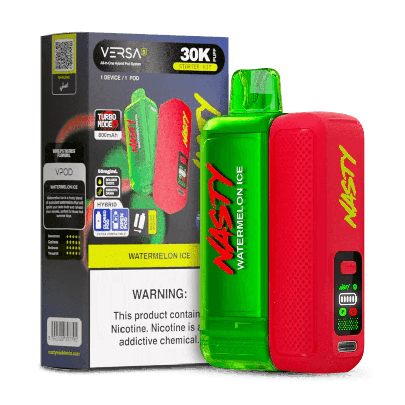 Nasty Versa 30K Starter Kit - Rechargeable Pod System - Coffee and Vape Shop South Africa
