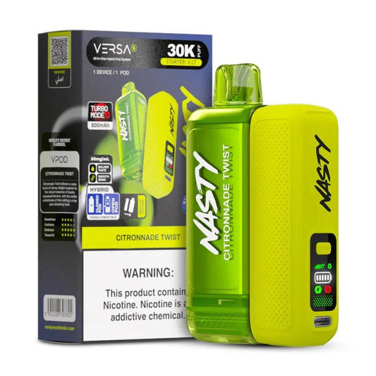 Nasty Versa 30K Starter Kit - Rechargeable Pod System - Coffee and Vape Shop South Africa