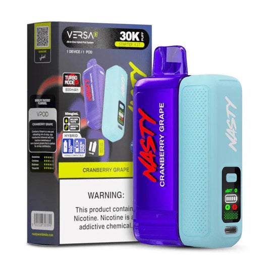 Nasty Versa 30K Starter Kit - Rechargeable Pod System - Coffee and Vape Shop South Africa