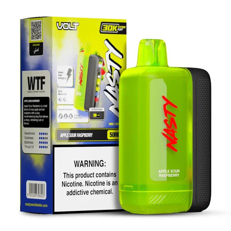 Nasty Volt 30K Apple Sour Raspberry Disposable Vape 50mg