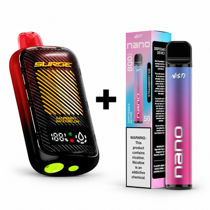 Nasty 55K Surge + Nano 800 Combo Deal | R310
