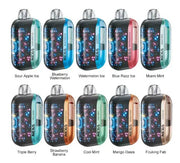 Nexa 40000 disposable vape devices in assorted colors displayed in grid layout