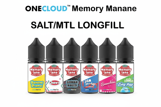 One Cloud Memory Lane Salt/MTL Longfill 30ml