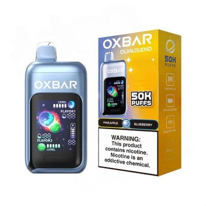 OXBAR DualBlend 50K Pineapple & Blueberry kit with retail box