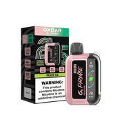 Oxbar GPrime 25K disposable vape – light pink edition – rechargeable 25K puff disposable vape