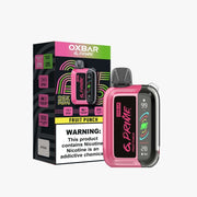 Oxbar GPrime 25K disposable vape – pink black variant – long-lasting rechargeable 25K puff vape