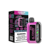 Oxbar GPrime 25K disposable vape – pink edition – rechargeable 25K puff disposable vape