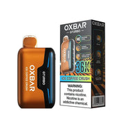 Oxbar Gturbo 36K disposable vape in Brown  color with branded box