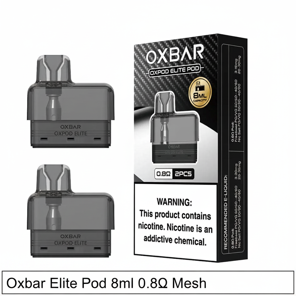 Oxbar Elite Pod 8ml 0.8Ω Mesh - Coffee and Vape Shop South Africa