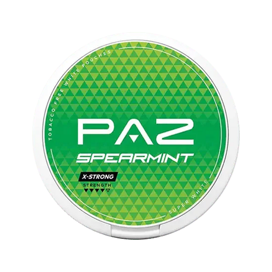 PAZ X-Strong Nicotine Pouches 10mg - Spearmint