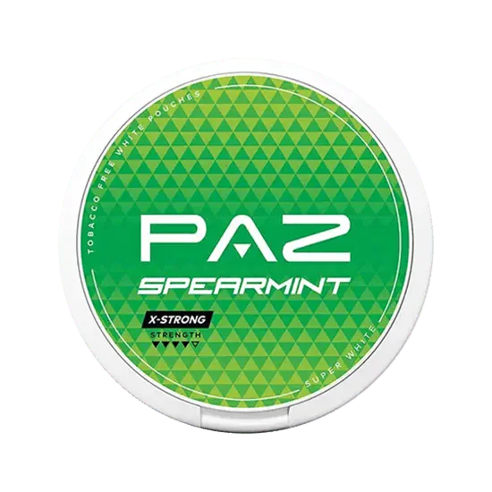 PAZ X-Strong Spearmint 10mg nicotine pouches