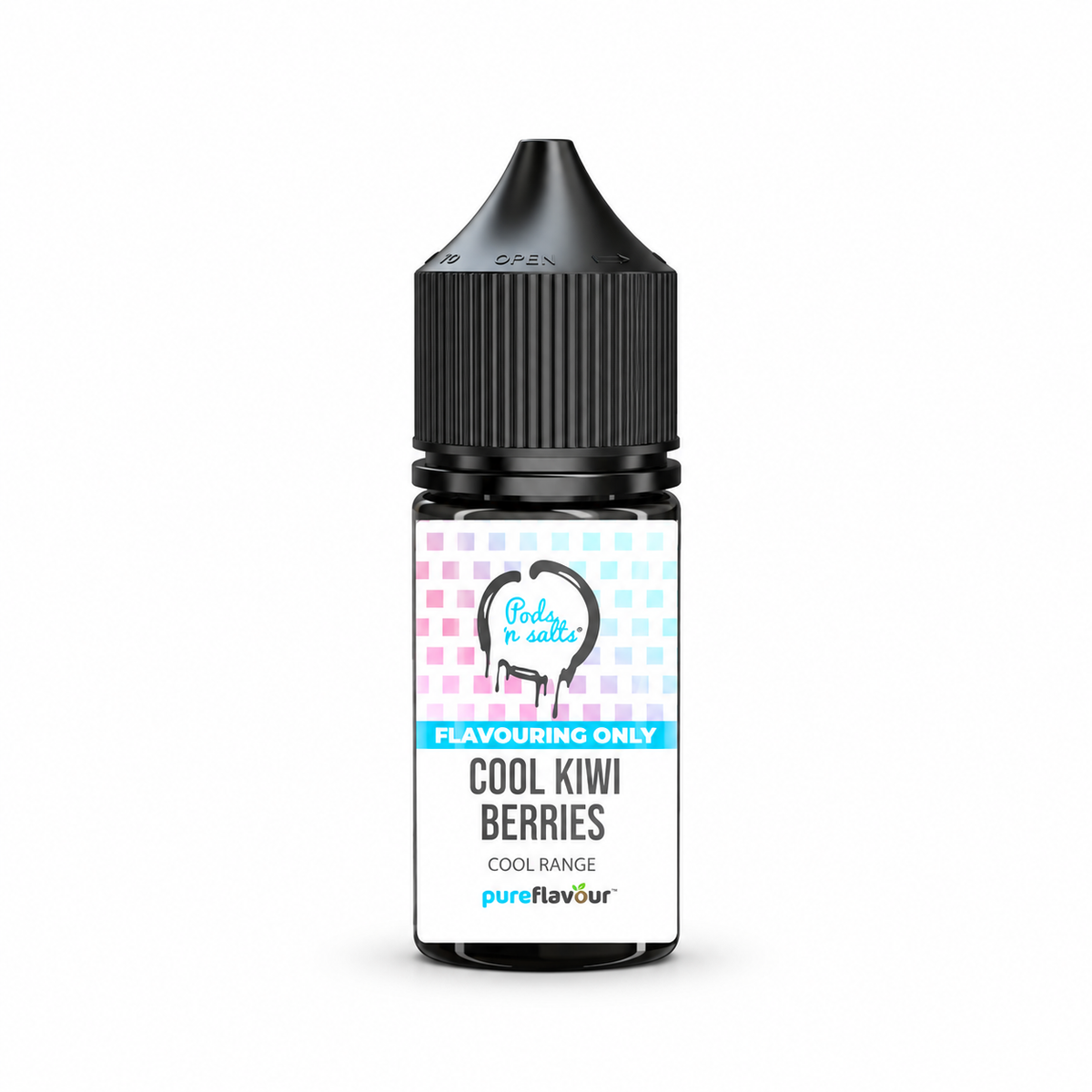 Pods n Salts 30ml Cool Kiwi Berries longfill flavour shot