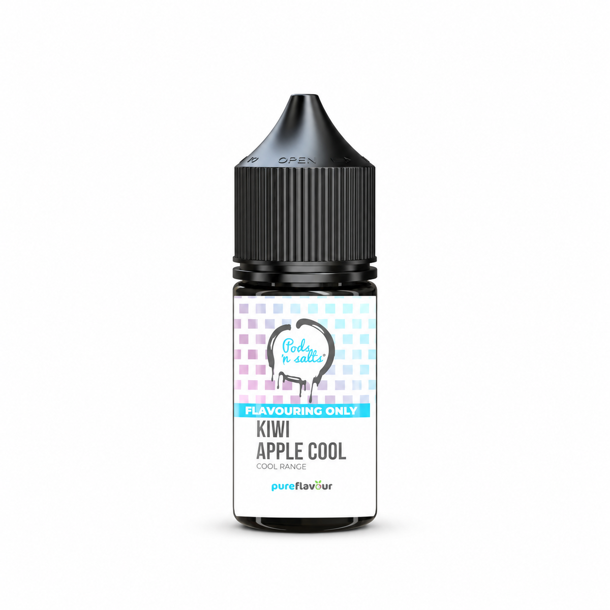 Pods n Salts 30ml Kiwi Apple Ice longfill flavour shot