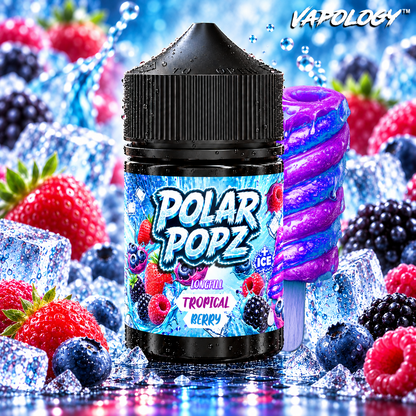 Polar Popz Tropical Berry 60ml Salt MTL longfill flavour shot - current packaging