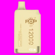 Pop Hit 12000 disposable vape – pink edition rechargeable 12K puff device