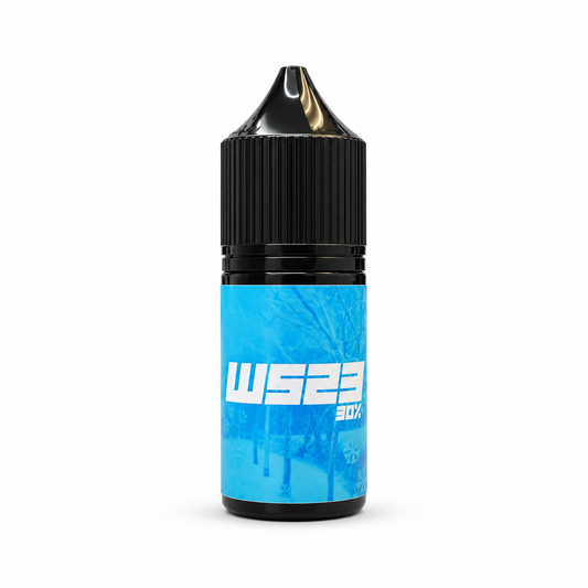 PURE+ WS23 Ice Booster 30ml 30% cooling additive blue bottle front