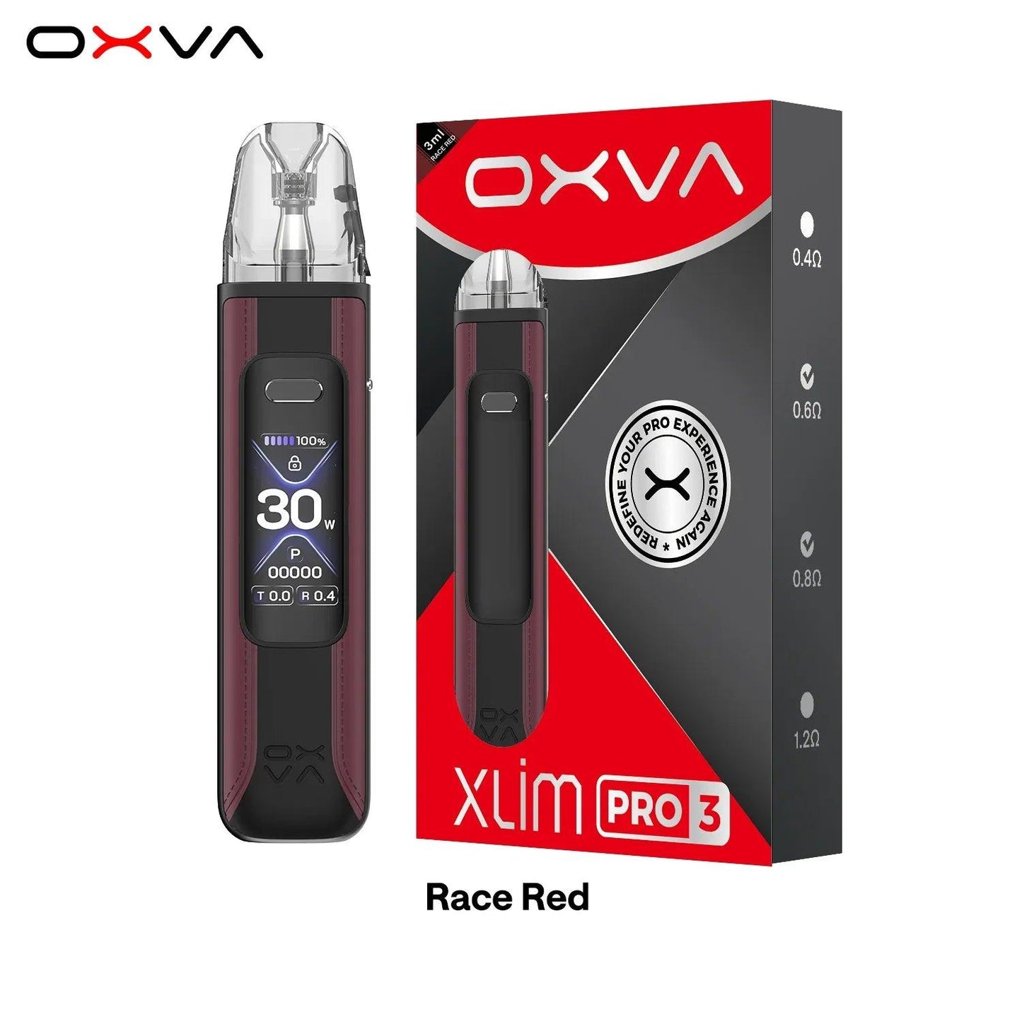 OXVA Xlim Pro 3 Pod Kit – 1500mAh Battery - Coffee and Vape Shop South Africa