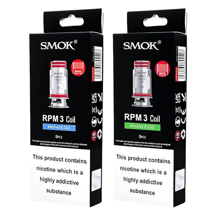 Smok RPM 3 Mesh Coils (0.15Ω/0.23Ω) - DTL - Coffee and Vape Shop South Africa