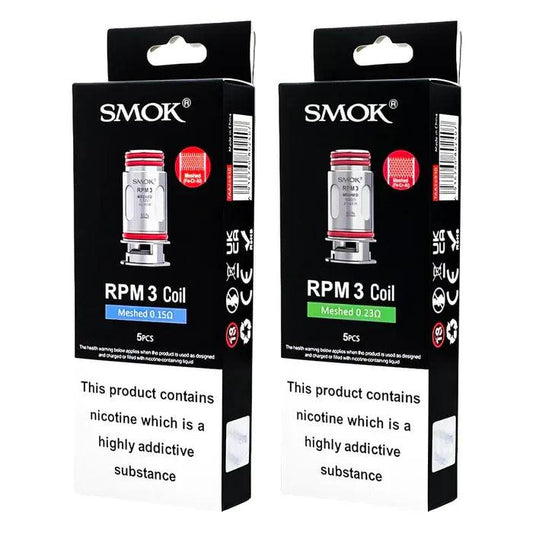 Smok RPM 3 Mesh Coils (0.15Ω/0.23Ω) - DTL - Coffee and Vape Shop South Africa