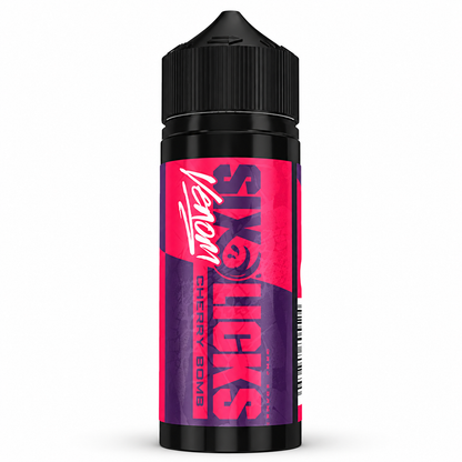Six Licks Venom Cherry Bomb 120ml Longfill
