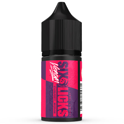 Six Licks Venom Cherry Bomb 30ml Salt MTL Longfill