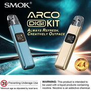 Smok Arco Pod Kit – Smart Adjustable Power Vape Device – Coffee and Vape South Africa